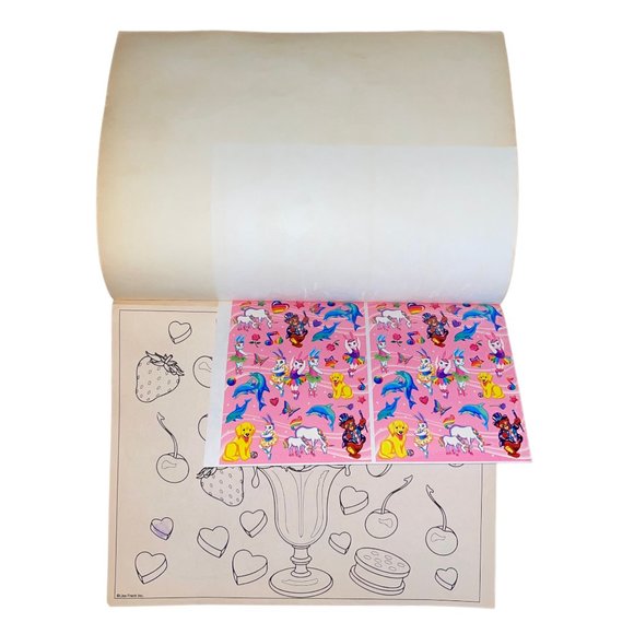 90s Vintage Lisa Frank Activity Tablet Fun Set with Stickers - Picture 3 of 10